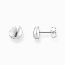 New Ohrstecker organisches Design Silber Damen Ohrstecker|925 Silber