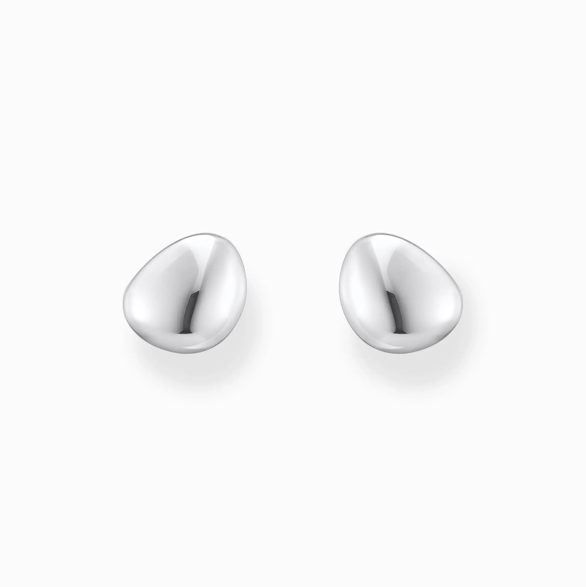 New Ohrstecker organisches Design Silber Damen Ohrstecker|925 Silber