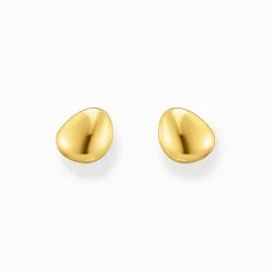 Flash Sale Ohrstecker organisches Design vergoldet Damen Ohrstecker