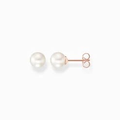 Best Sale Ohrstecker Perle roségold Damen Ohrstecker