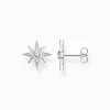Cheap Ohrstecker Stern silber Damen Ohrstecker