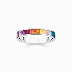 Best Sale Ring bunte Steine silber Damen Ringe|925 Silber