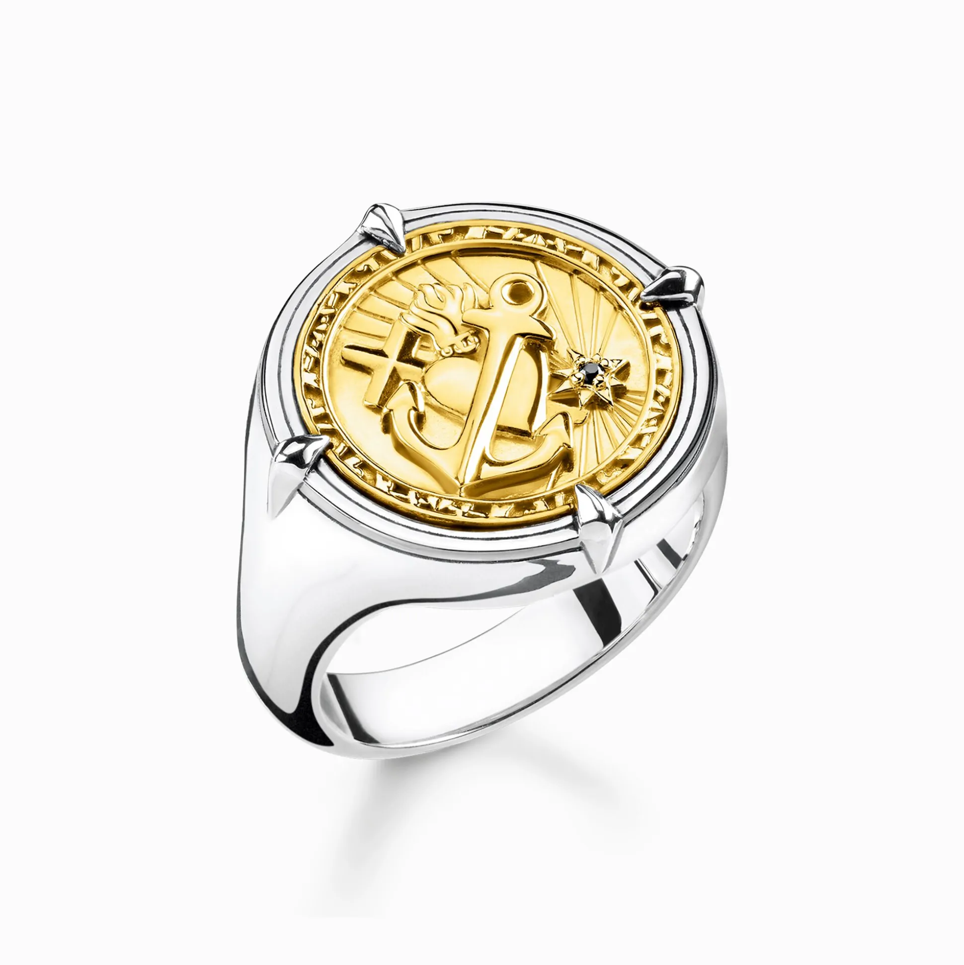 Discount Ring Glaube, Liebe, Hoffnung Damen Ringe|18K Vergoldung - 925 Silber