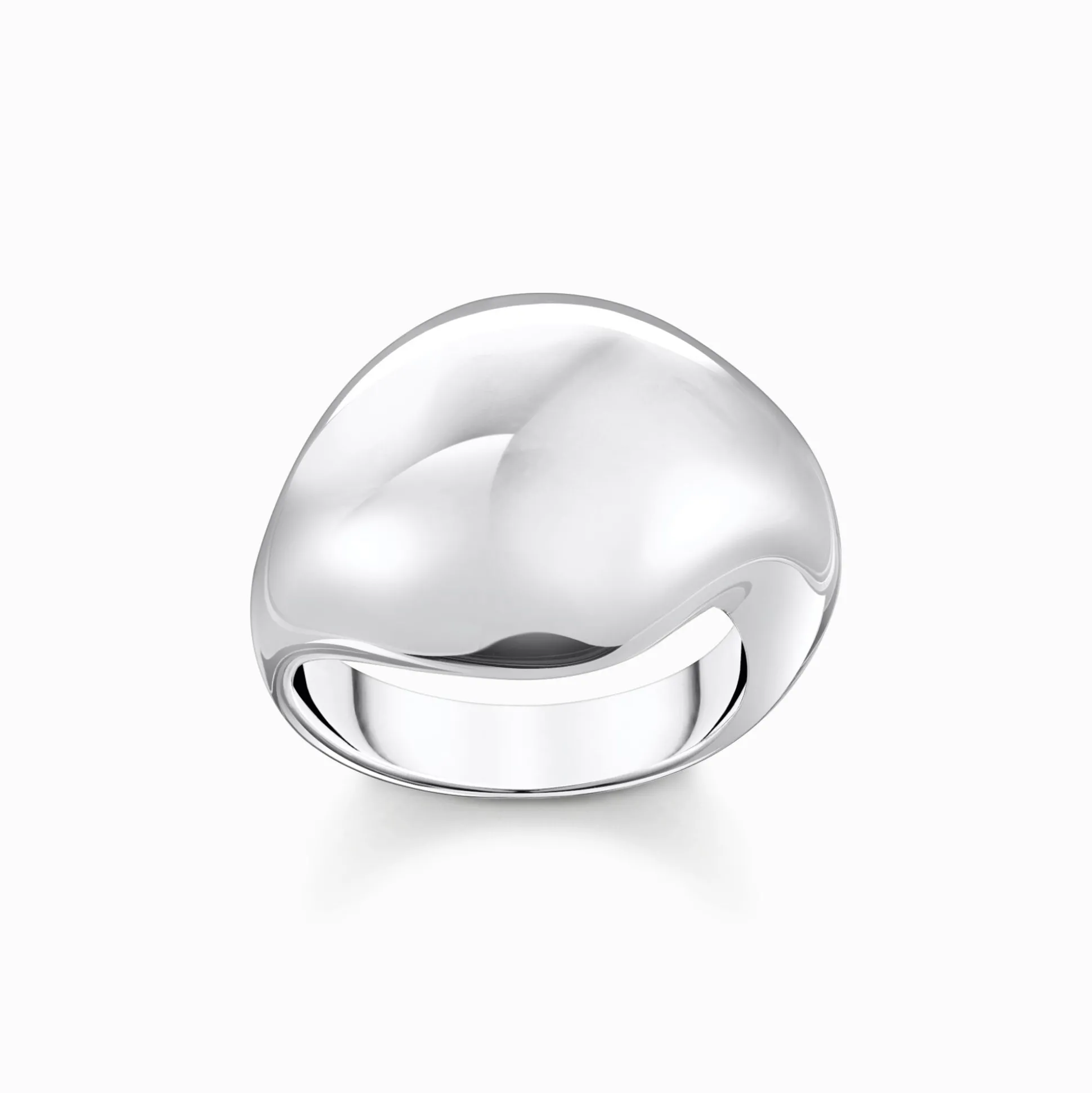 Discount Ring in organischer Tropfenform Silber Damen Ringe|925 Silber