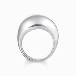 Discount Ring in organischer Tropfenform Silber Damen Ringe|925 Silber