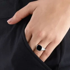 Best Sale Ring klassisch schwarz Damen Ringe|Ringe