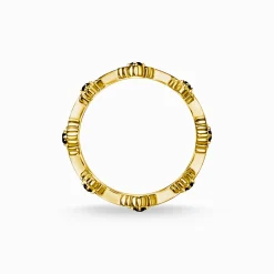 Clearance Ring Krone gold Damen Ringe|18K Vergoldung - 925 Silber