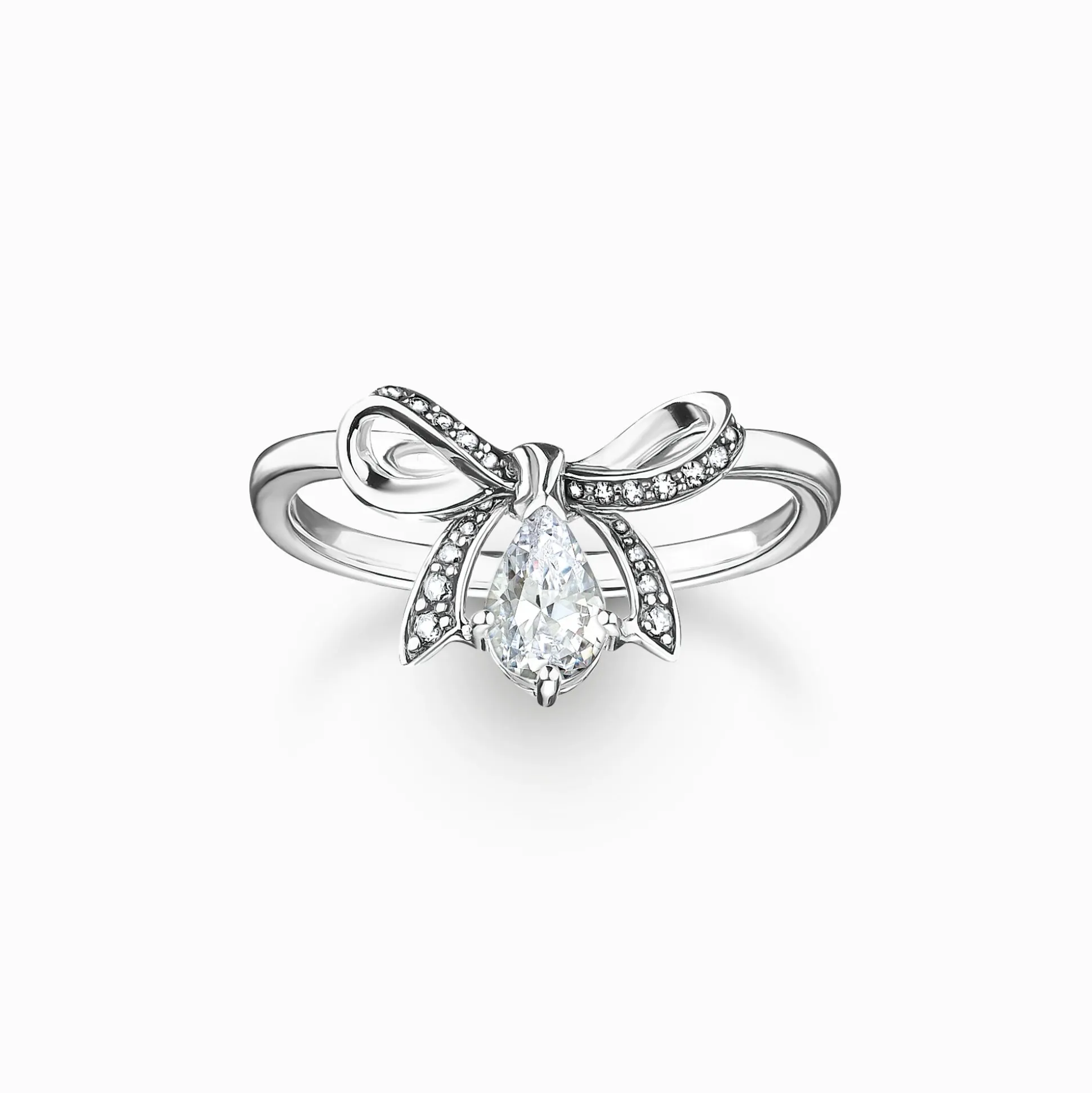 Outlet Ring mit Schleife Silber Damen Ringe|925 Silber