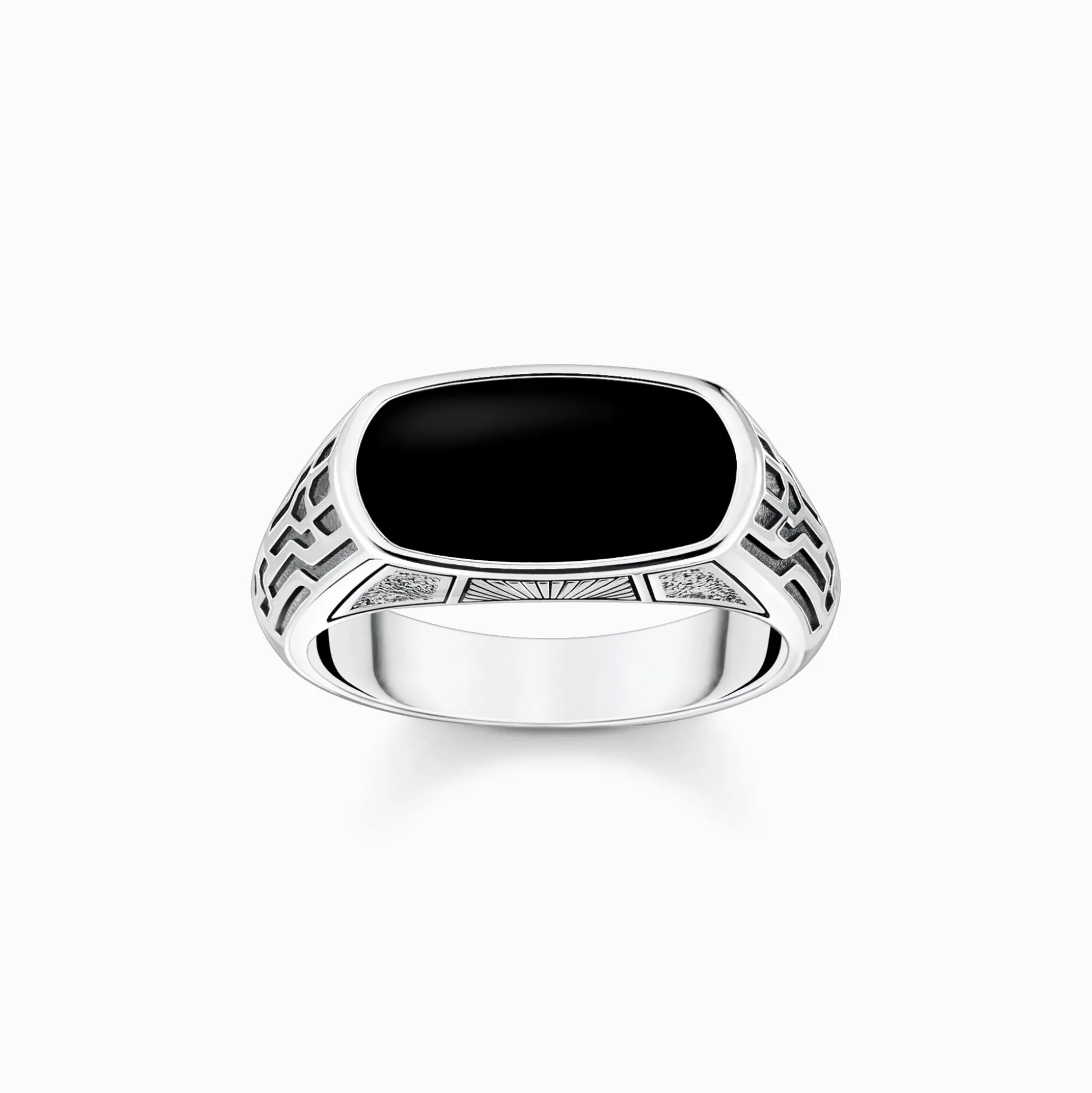 New Ring mit schwarzem Onyx Silber Damen Ringe|Ringe