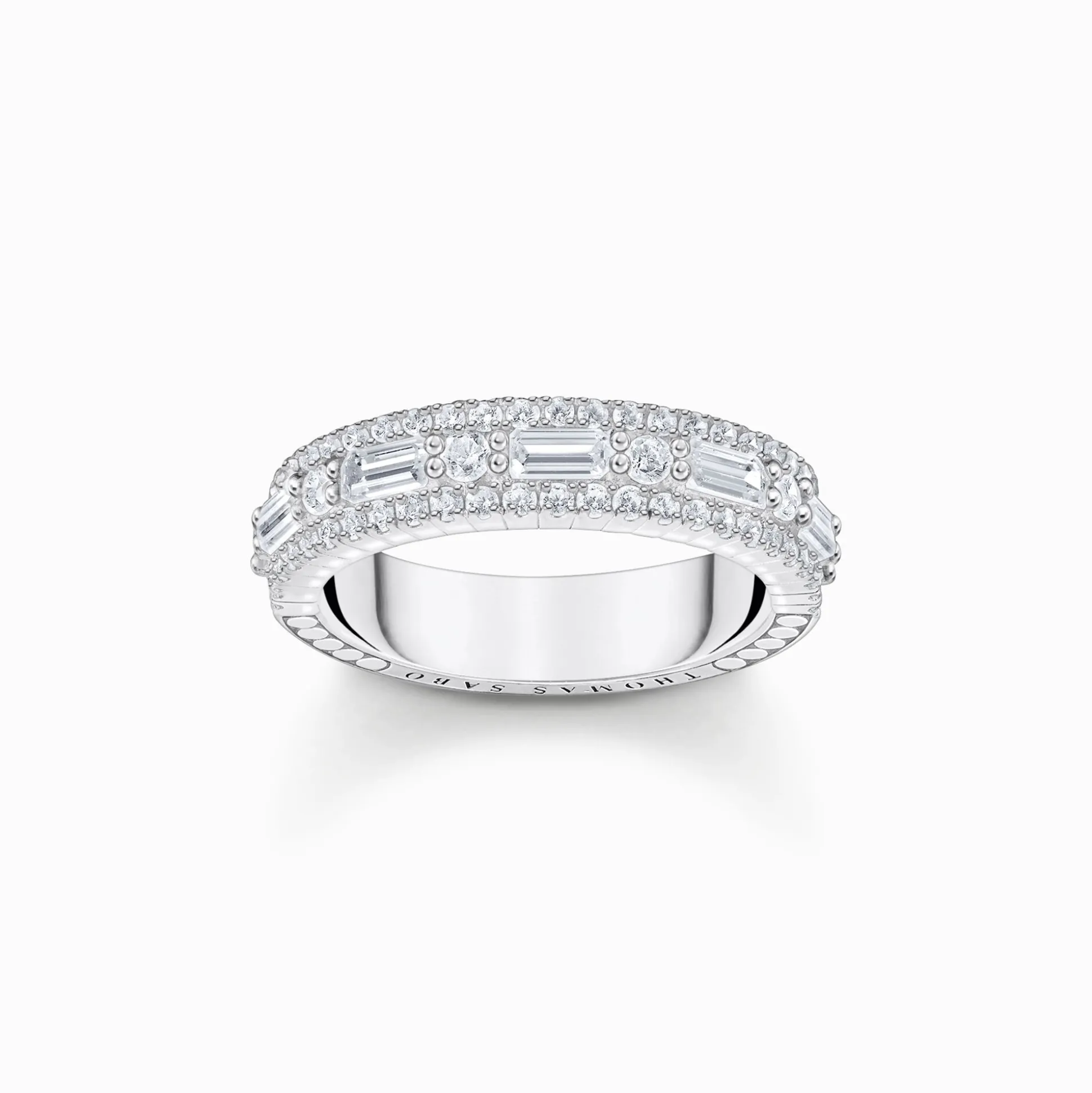 Best Sale Ring mit weißen Steinen Silber Damen Ringe|925 Silber