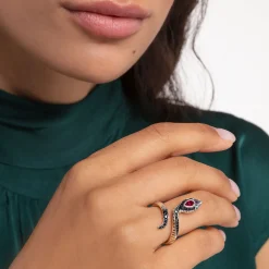 Flash Sale Ring Schlange silber Damen Ringe