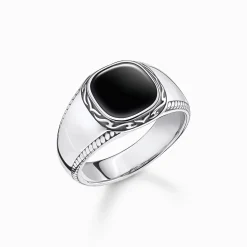 Hot Ring schwarz Damen Ringe|Ringe