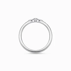 Best Sale Ring Stern mit Steinen silber Damen Ringe