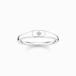 Fashion Ring Stern silber Damen Ringe