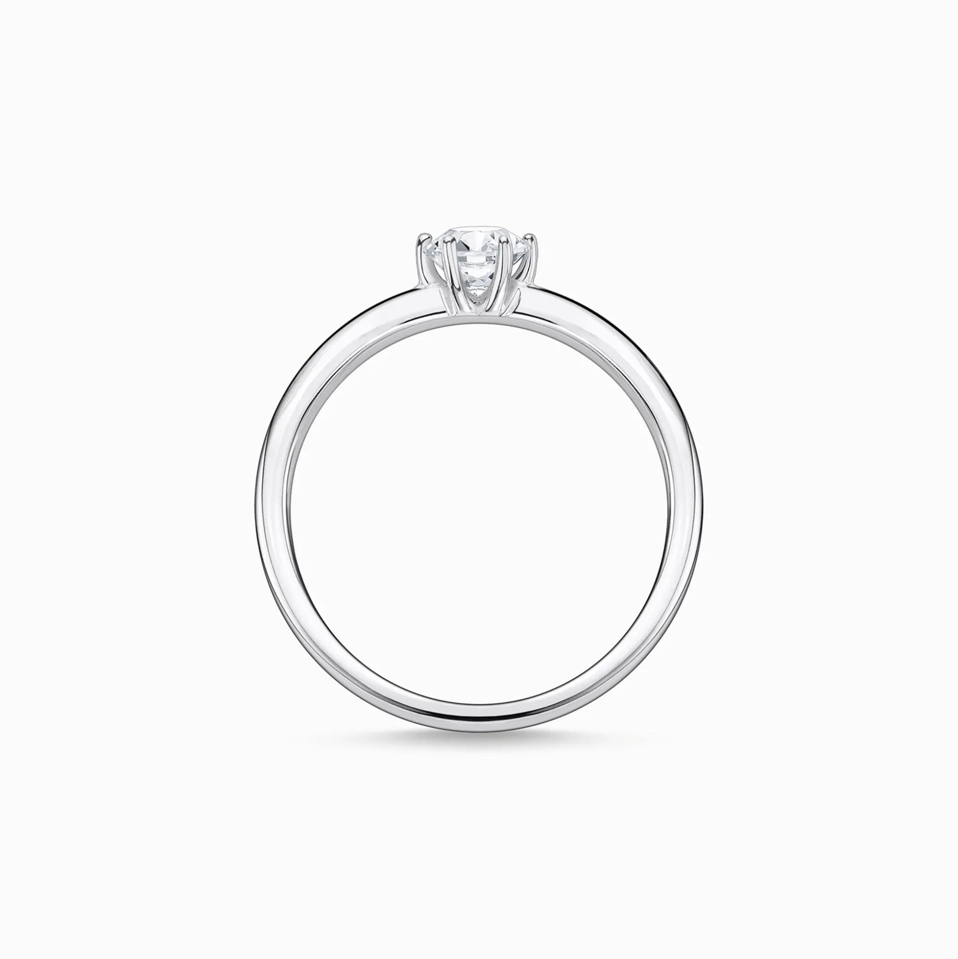 Best Ring weißer Stein silber Damen Ringe