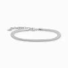 Best Sale Schlangenarmband lang Silber Damen Armbänder|925 Silber