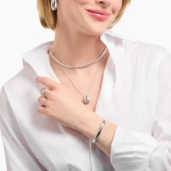 Online Schlangenkette Silber Stärke 4 mm Damen Halsketten|925 Silber
