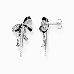 Sale Schleifen-Ohrringe Lovely Romance Silber Damen Ohrringe|925 Silber