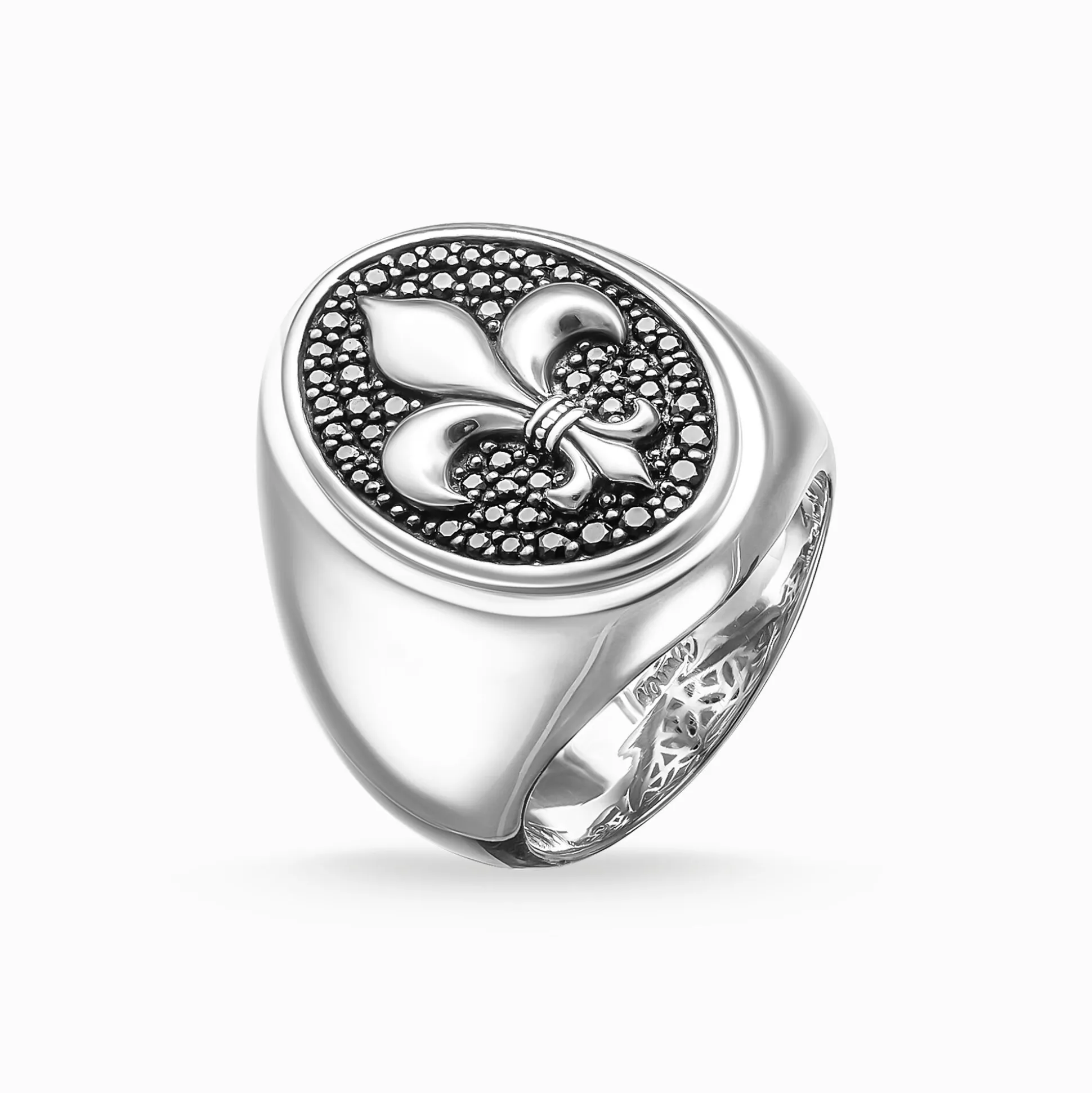Cheap Siegelring Bourbonische Lilie Damen Ringe|Ringe