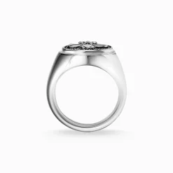 Cheap Siegelring Bourbonische Lilie Damen Ringe|Ringe