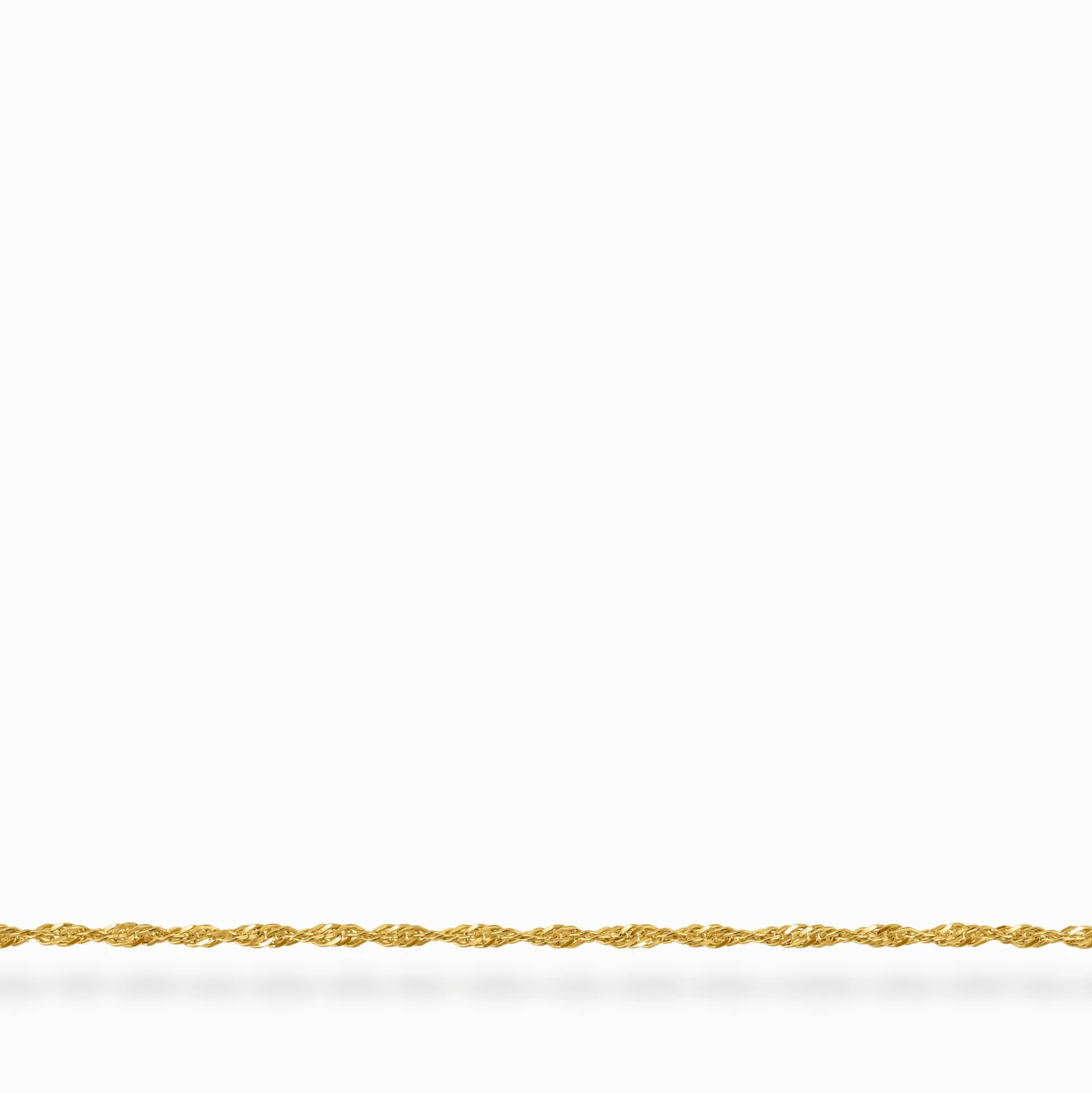 Discount Singapurkette vergoldet Stärke 1,7 mm Damen Halsketten|18K Vergoldung - 925 Silber