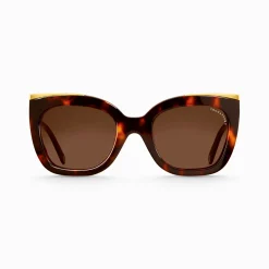 Fashion Sonnenbrille Audrey Cat-Eye Havanna Damen Sonnenbrillen