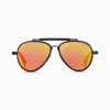 Best Sale Sonnenbrille HARRISON Pilotenform orange verspiegelt schwarz Damen Sonnenbrillen|Sonnenbrillen