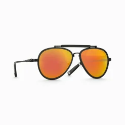 Best Sale Sonnenbrille HARRISON Pilotenform orange verspiegelt schwarz Damen Sonnenbrillen|Sonnenbrillen