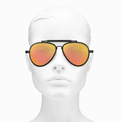 Best Sale Sonnenbrille HARRISON Pilotenform orange verspiegelt schwarz Damen Sonnenbrillen|Sonnenbrillen
