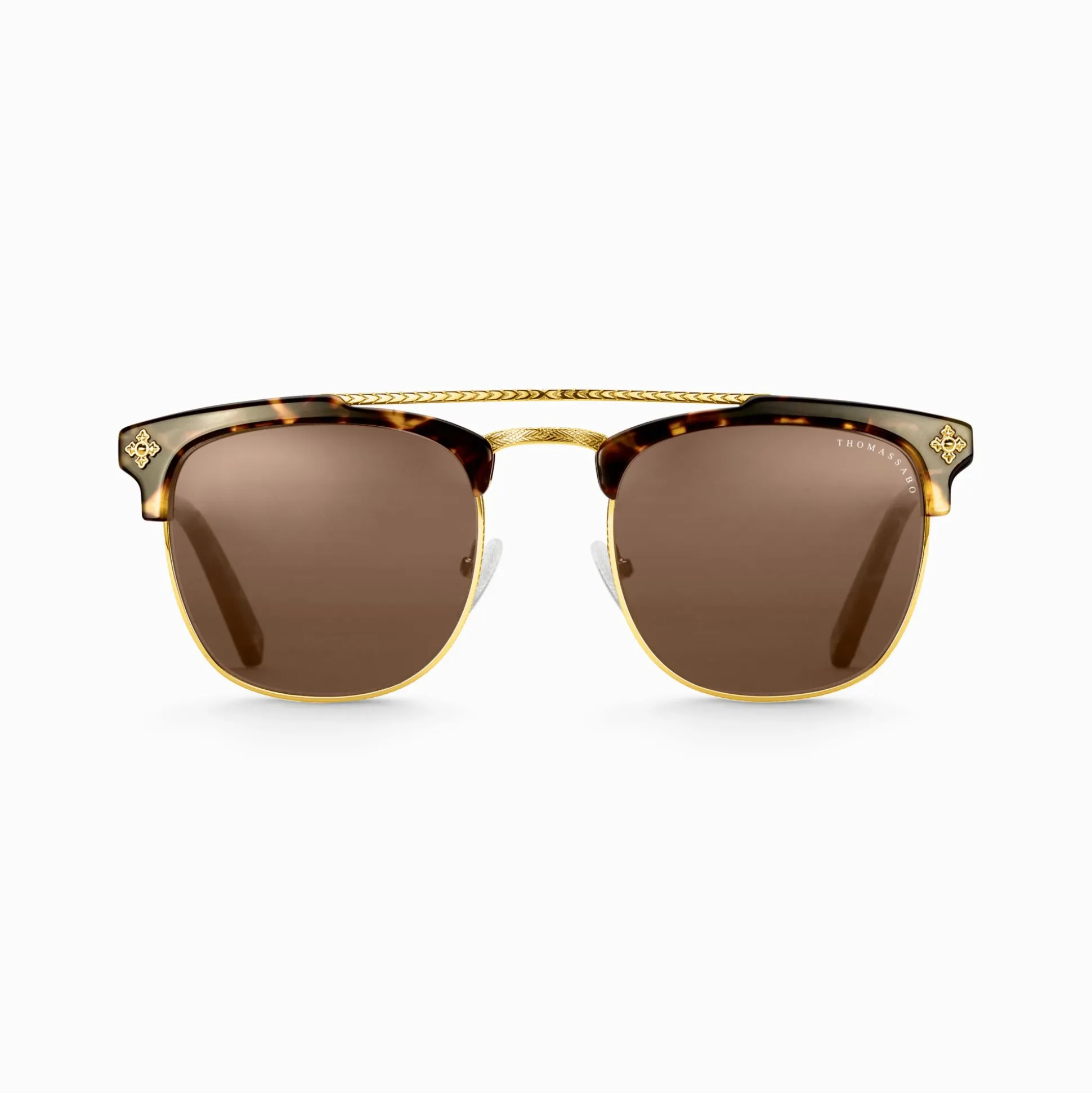 Cheap Sonnenbrille James Trapez Kreuz Havanna Damen Sonnenbrillen|Sonnenbrillen