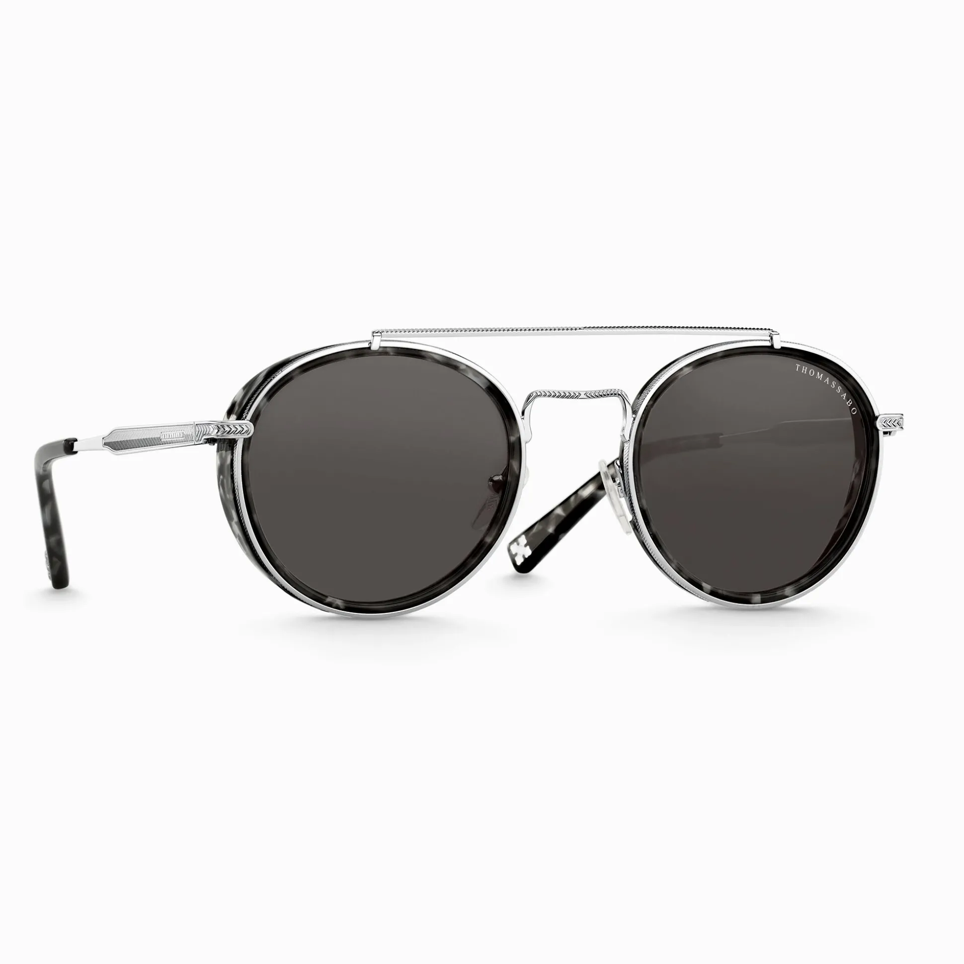 Fashion Sonnenbrille Johnny Panto Ethno Havanna Damen Sonnenbrillen|Sonnenbrillen