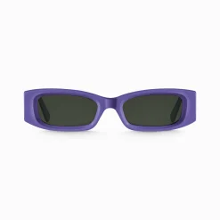 Hot Sonnenbrille Kim schmal rechteckig violett Damen Sonnenbrillen