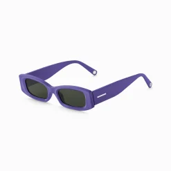 Hot Sonnenbrille Kim schmal rechteckig violett Damen Sonnenbrillen