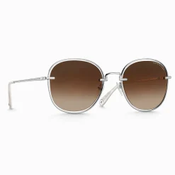 Discount Sonnenbrille Mia Quadratisch braun Damen Sonnenbrillen
