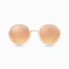 New Sonnenbrille Romy Rund Ethno Verspiegelt Damen Sonnenbrillen