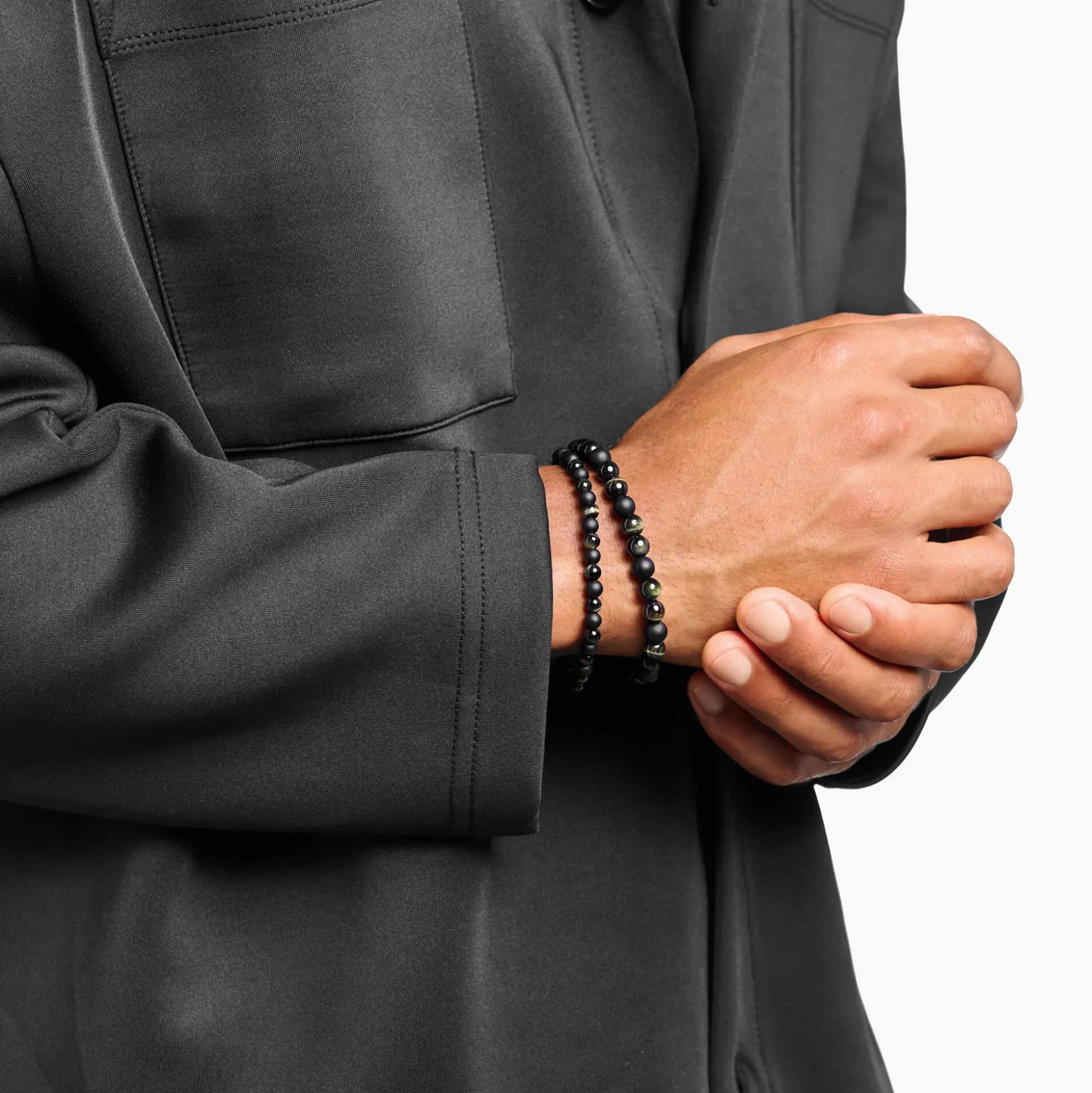 Shop Talisman-Armband mit Obsidian und Tigerauge Damen Armbänder|Armbänder