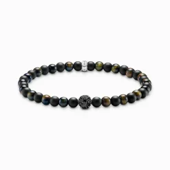 Best Talisman-Armband positive Energie Obsidian und Tigerauge Damen Armbänder|Armbänder