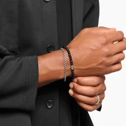 Best Talisman-Armband Skull mit Obsidian Damen Armbänder|Armbänder