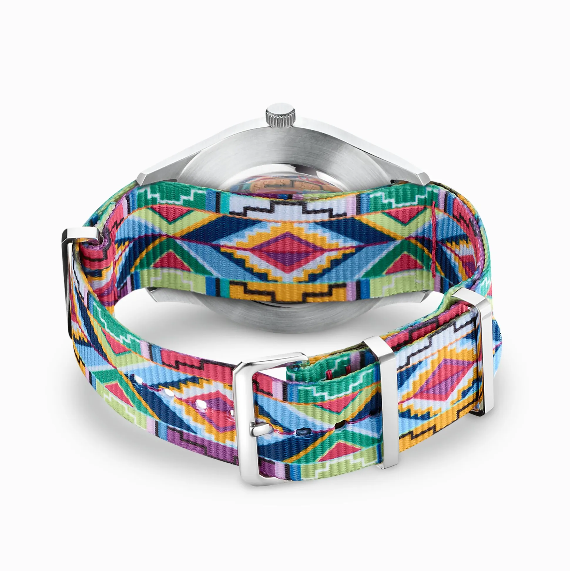 New Uhrenarmband Code TS Nato Grafikmuster bunt Damen Uhren|Damenuhren