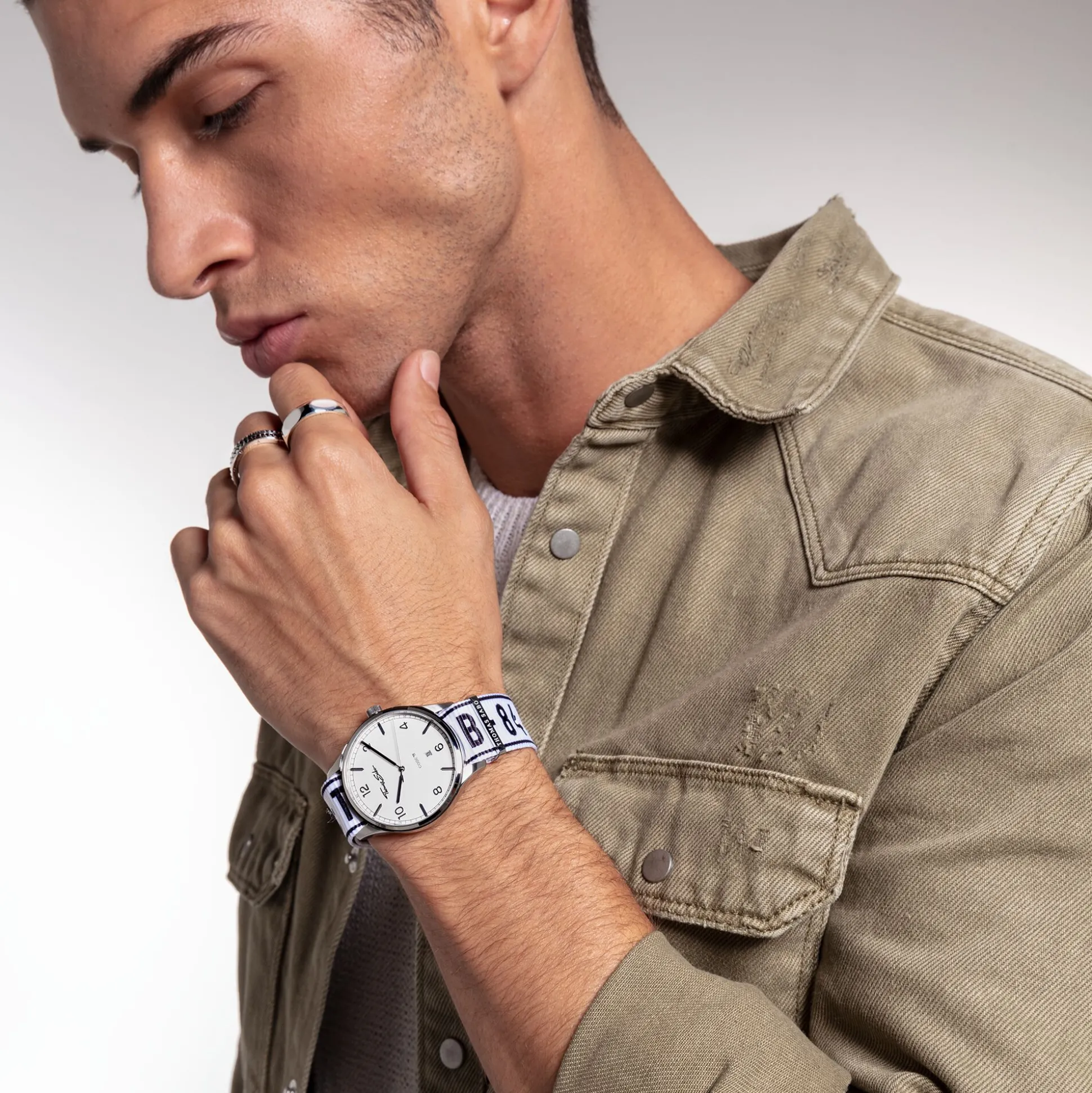 Online Uhrenarmband Code TS Nato Urban weiß Damen Uhren|Damenuhren