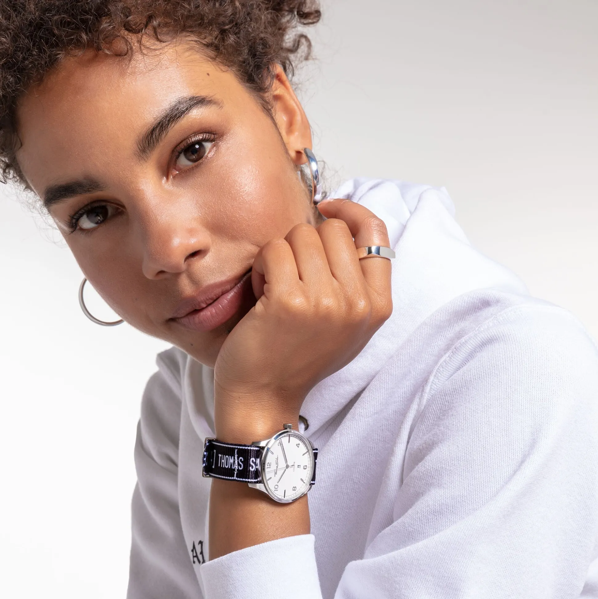 Store Uhrenarmband Code TS Nato Urban schwarz Damen Uhren|Damenuhren