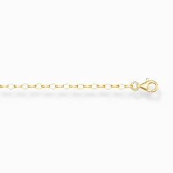 Store Verlängerungskette klassisch Herren 18K Vergoldung - 925 Silber