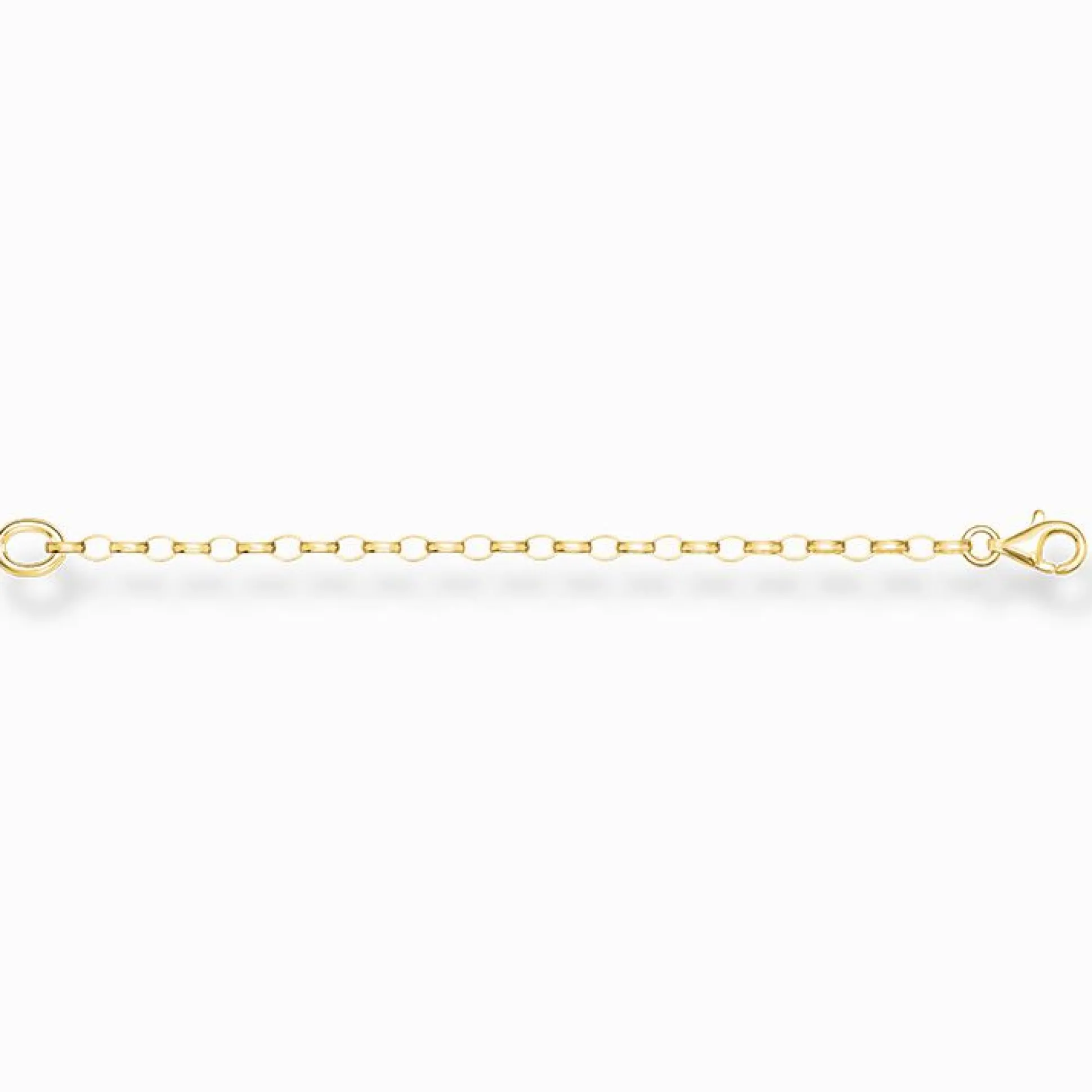 Store Verlängerungskette klassisch Herren 18K Vergoldung - 925 Silber