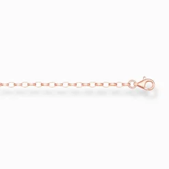 Best Verlängerungskette klassisch Damen 18K Rosé-Vergoldung - 925 Silber