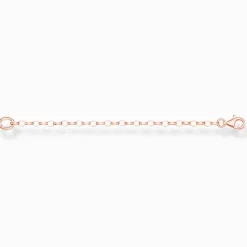 Best Verlängerungskette klassisch Damen 18K Rosé-Vergoldung - 925 Silber