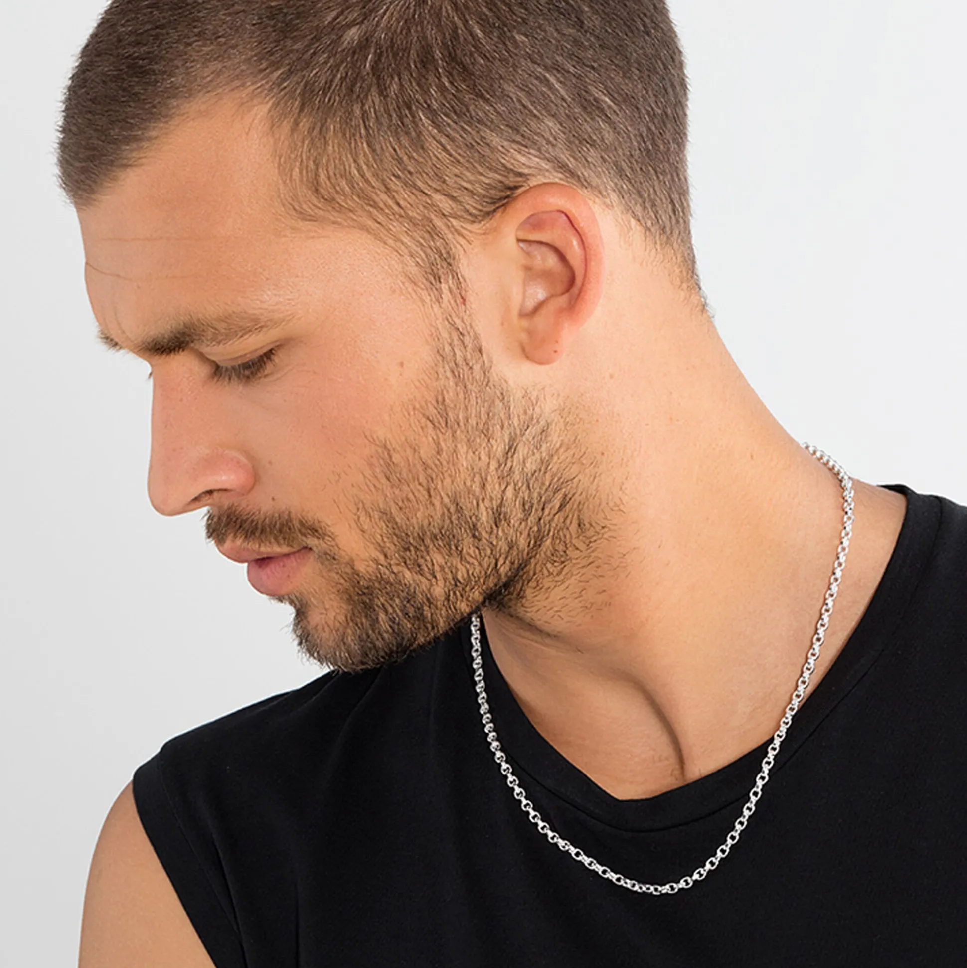 Hot Weitankerkette Stärke 4 mm Damen Halsketten|Halsketten